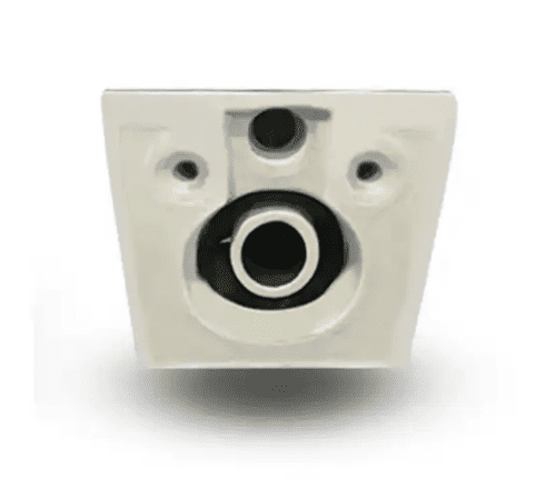 אסלה תלויה מעוגלת אורך 53.5 ס"מ צבע לבן מבריק עם שטיפת טורנדו ומושב קשיח טריקה שקטה ונשלף דגם קאי