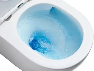 אסלה תלויה מעוגלת אורך 49 ס"מ צבע מוקה מט עם שטיפת Tornado ומושב קשיח טריקה שקטה ונשלף דגם קדיז