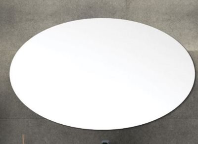 מראה מרחפת לתליה בעיצוב אליפסה רוחב 80 ס"מ גובה 60 ס"מ דגם 45645