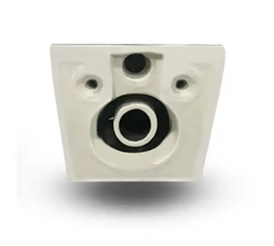 אסלה תלויה מעוגלת אורך 53 ס"מ לבן מבריק שטיפת רימליס כוללת מושב קשיח טריקה שקטה נשלף דגם פוג'ה