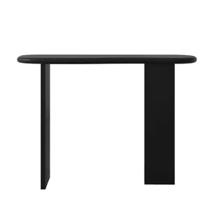 קונסולה לכניסה מעוצבת ועומדת צבע שחור מט רוחב 120 ס"מ ועומק 35 ס"מ דגם CB-N02