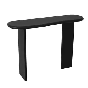 קונסולה לכניסה מעוצבת ועומדת צבע שחור מט רוחב 120 ס"מ ועומק 35 ס"מ דגם CB-N02