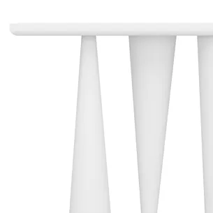 קונסולה לכניסה מעוצבת ועומדת צבע לבן מט רוחב 120 ס"מ ועומק 35 ס"מ דגם CB-N04