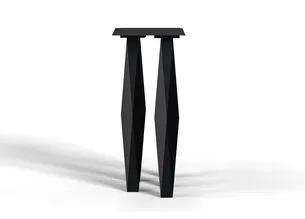 קונסולה לכניסה מעוצבת ועומדת צבע שחור מט רוחב 120 ס"מ ועומק 35 ס"מ דגם CB-N06