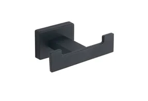 קולב זוגי למגבות Netro צבע שחור מט תלוי עשוי מחומר Brass אל חלד דגם 555B-5