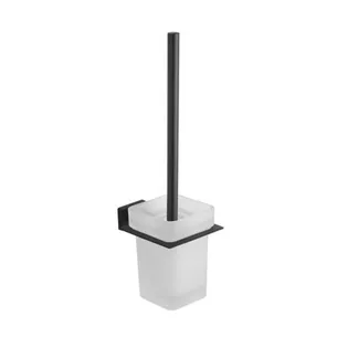 מחזיק מברשת אסלה Netro צבע שחור מט תלוי עשוי מחומר Brass אל חלד דגם 555B-2