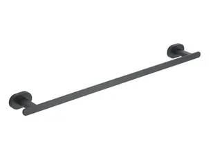 מוט למגבת Matrix אורך 54 ס"מ צבע שחור מט תלוי עשוי מחומר Brass אל חלד דגם 666B-7