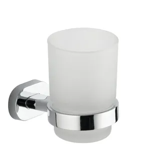 מחזיק כוס למברשות שיניים Matrix צבע ניקל מבריק תלוי עשוי מחומר Brass אל חלד דגם 666C-3