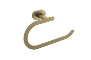 טבעת למגבות Roma צבע זהב מט תלויה ועשויה מחומר Brass אל חלד דגם 2477G