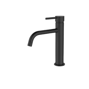 ברז רחצה עם פיה קבועה צבע שחור מט דגם ZV-0445-K