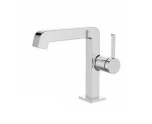 ברז רחצה עם פיה קבועה צבע ניקל מבריק דגם PL702CH