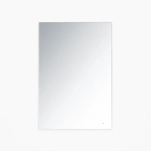 מראה מרחפת לתליה וחלקה ללא מסגרת ברוחב 45 ס"מ ובגובה 60 ס"מ דגם 5650