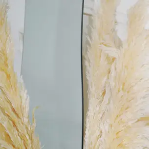 מראת גוף מרחפת בצורה אמורפית לתליה ללא מסגרת רוחב 70 ס"מ גובה 180 ס"מ דגם LM-53