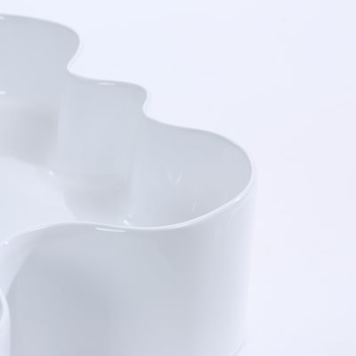 כיור רחצה מונח חרס אובלי ענן רוחב 56 ס"מ ועומק 41 ס"מ צבע לבן מבריק דגם מירלנד