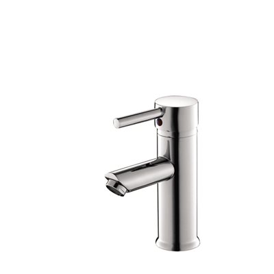 ברז רחצה עם פיה קבועה צבע ניקל מבריק דגם 702401