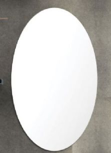 מראה מרחפת לתליה בעיצוב אליפסה רוחב 80 ס"מ גובה 60 ס"מ דגם 45645