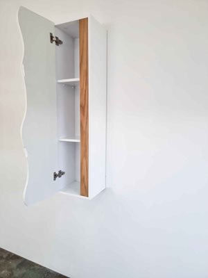 ארון שירות תלוי לאמבטיה במידות וצבע שונה לבחירתך דגם דקל