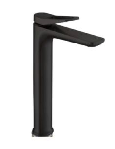 ברז לכיור מונח גבוה עם פיה קבועה צבע שחור מט דגם 632525