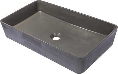 כיור רחצה מונח בטון מלבני רוחב 60 ס"מ ועומק 35 ס"מ דגם רבנן