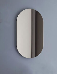 מראה מרחפת לתליה בעיצוב אליפסה רוחב 60 ס"מ גובה 120 ס"מ דגם 55647