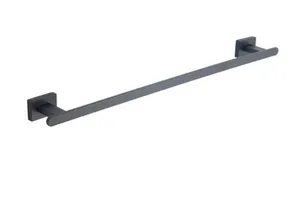 מוט למגבת Netro אורך 54 ס"מ צבע שחור מט תלוי עשוי מחומר Brass אל חלד דגם 555B-7