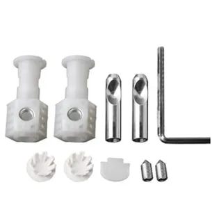 סט ברגים סמויים לקיבוע אסלה תלויה למיכל הדחה דגם 785