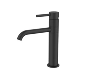 ברז רחצה עם פיה מסתובבת צבע שחור מט דגם ZV0455K