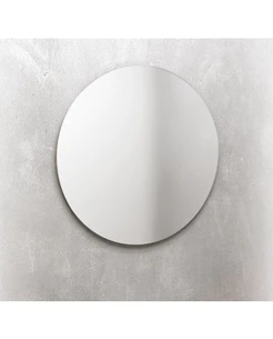 מראה מרחפת לתליה עגולה ללא מסגרת מגיעה במידות שונות לבחירתך דגם יוליה