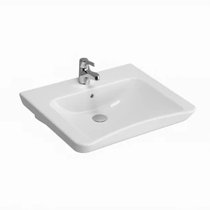 כיור רחצה לנכים תלוי רוחב 54 ס"מ עומק 39 צבע לבן מבריק דגם BD500187011