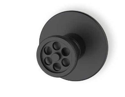 אינטרפוץ 3 דרך צבע שחור מט מקבלים ביחד חלק חיצוני ופנימי דגם SH0707K