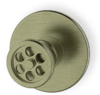 אינטרפוץ 3 דרך צבע זהב מט מקבלים ביחד חלק חיצוני ופנימי דגם SH0707BR