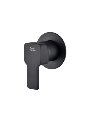 אינטרפוץ 3 דרך צבע שחור מט מקבלים ביחד חלק חיצוני ופנימי דגם 791045